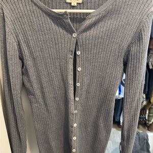 Button up sweater